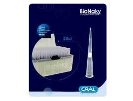 Ponteira PCR Com Filtro Tipo Gilson 20 Ul Estéril Em Rack - 96 Unid - Bionaky